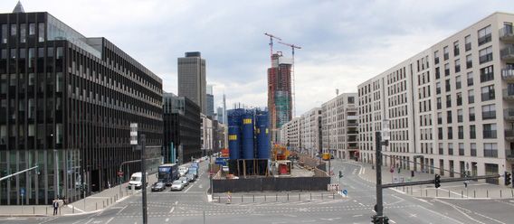 Dr. Claus + Wefers + Kollege in Dortmund, Neue Eigentumswohnungen in der Europaallee in Frankfurt. Quelle: Immobilien Zeitung, Urheber: Volker Thies